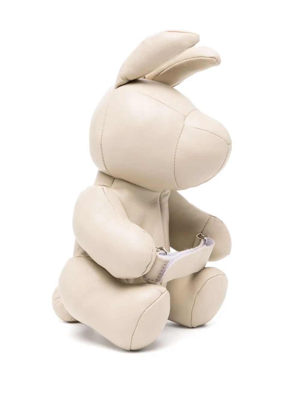 Maison MIHARA YASUHIRO Rabbit clutch Beige
