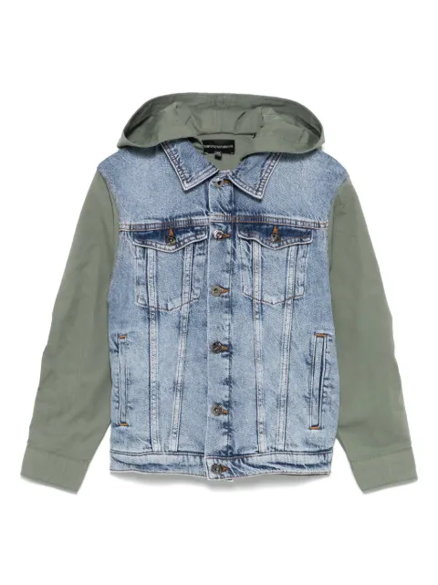 Emporio Armani Kids Jaqueta jeans