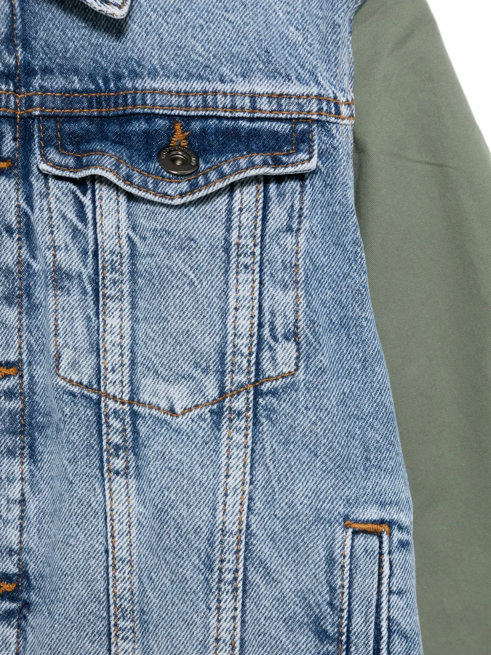 Emporio Armani Kids Spijkerjack Blauw