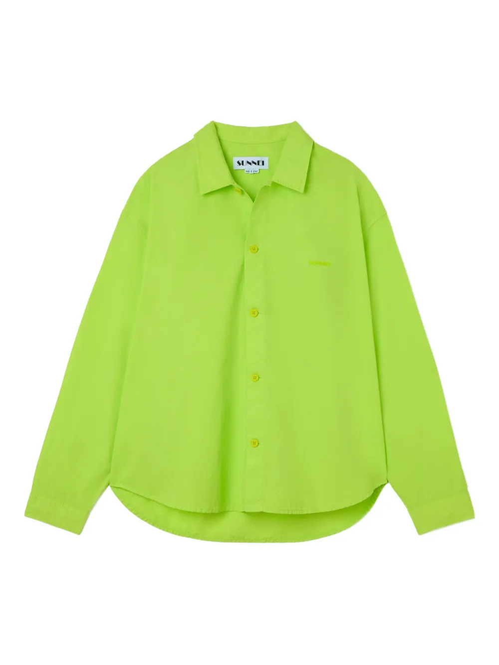 Sunnei camisa de algodón | verde | Image 1