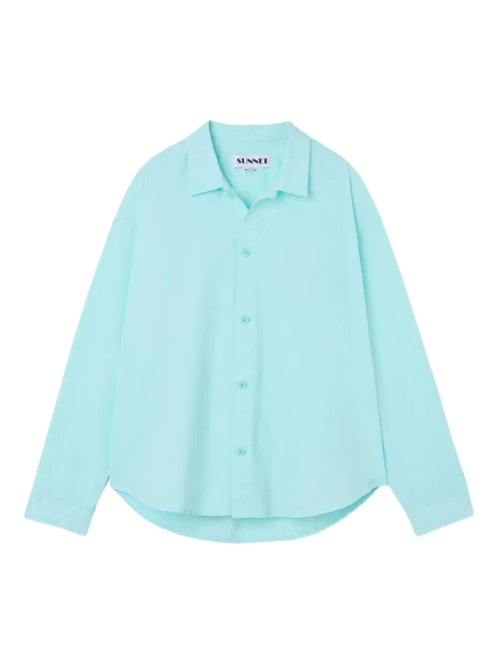 Sunnei katoenen shirt Blauw