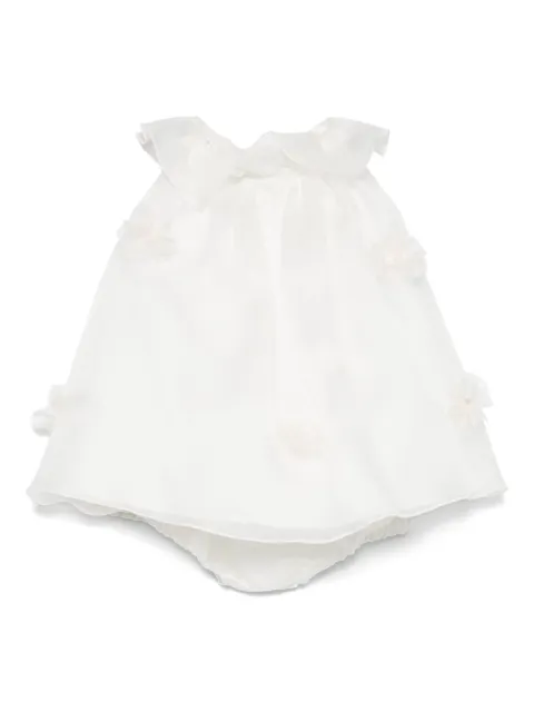 La Stupenderia Kleid mit Blumenapplikation