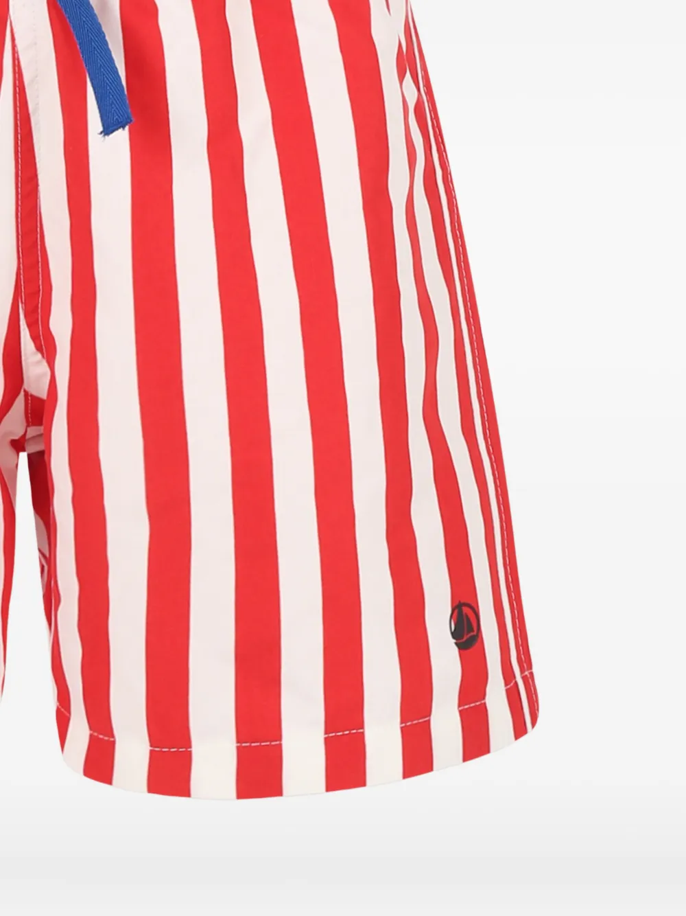 Petit Bateau Gestreepte zwembroek Rood
