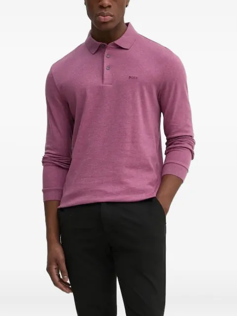 BOSS long-sleeve polo shirt