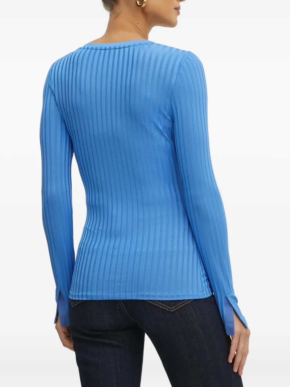 BOSS ribbed-knit V-neck sweater | Jumpers | Image 2