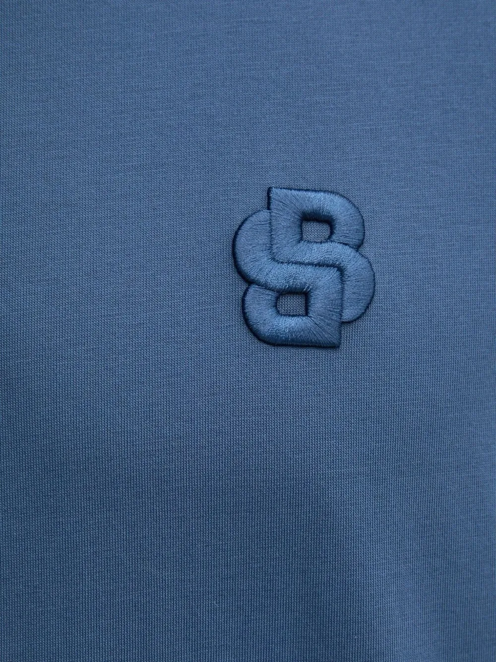 BOSS T-shirt met geborduurd logo Blauw