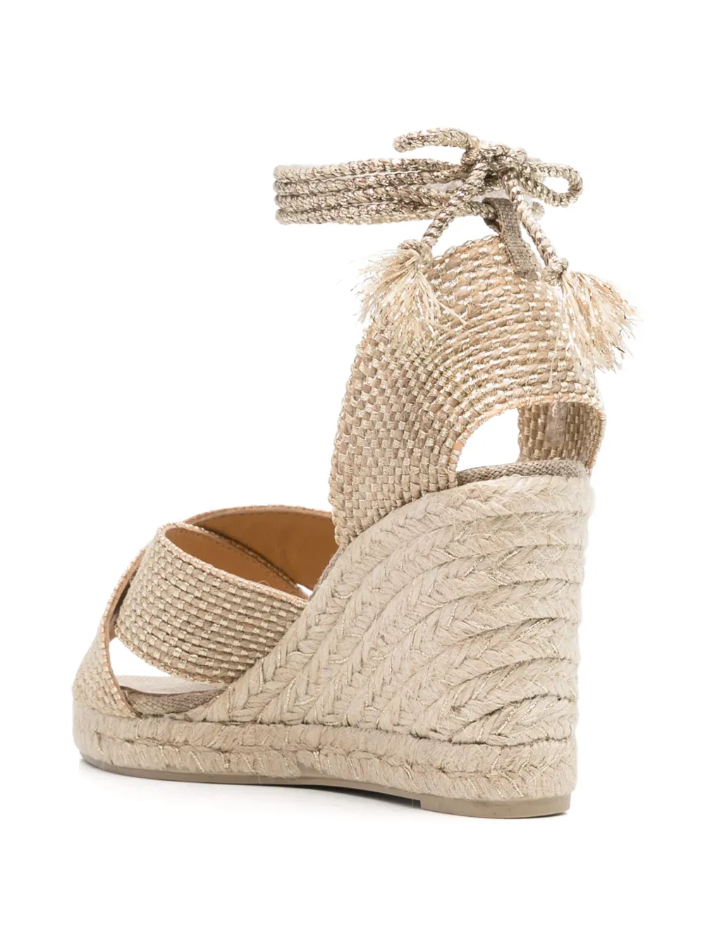 Castañer 90mm Becca espadrilles Gold