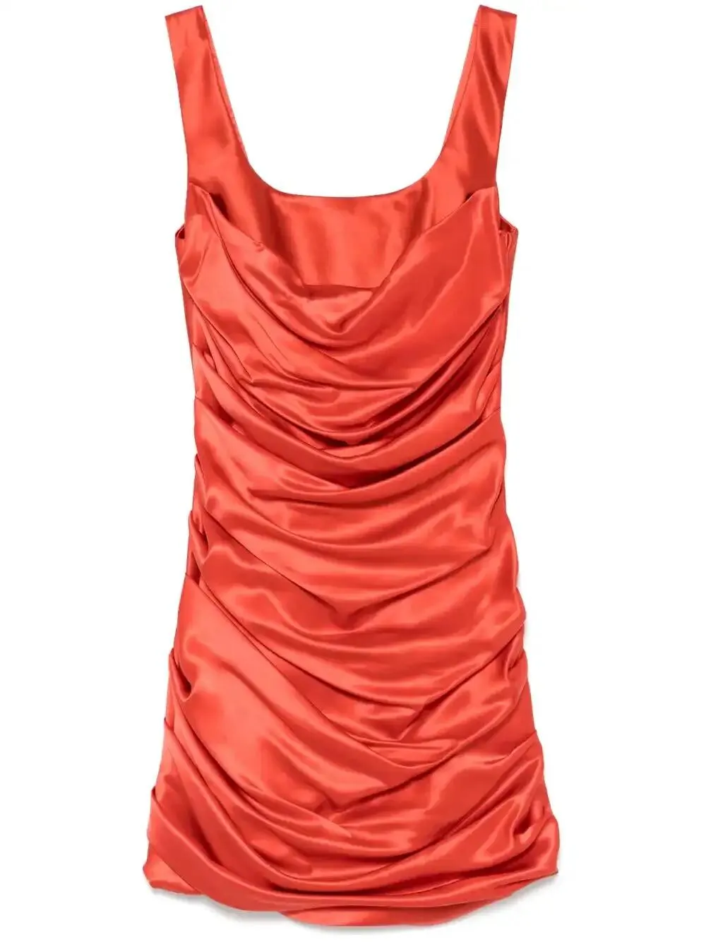 Shop Giuseppe Di Morabito Cowl-effect Minidress In Red