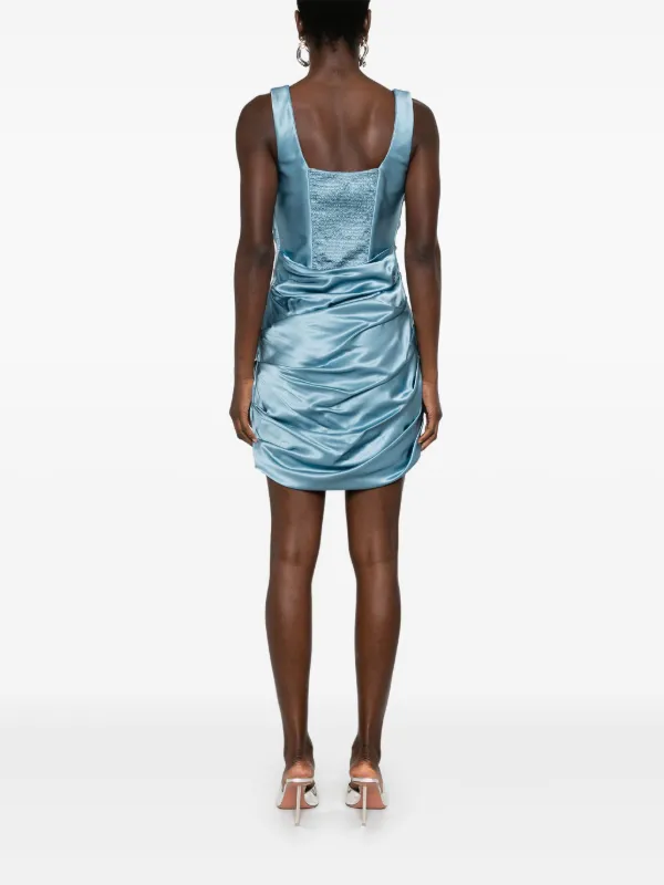 giuseppe di morabito womens denim mini dress blue cowl-effect Minidress | 6 Drawers Dressers Delphine Strapless Mermaid Gown- The Oxford Bolero (Size):S Perfect for creating polished