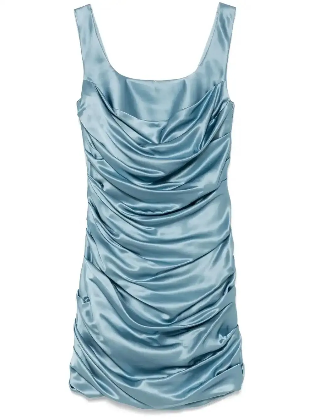 Shop Giuseppe Di Morabito Cowl-effect Minidress In Blue