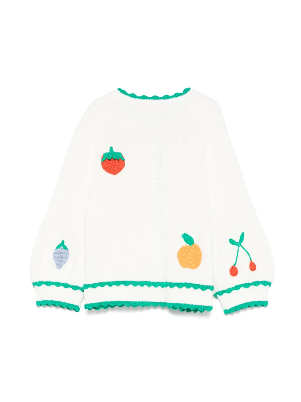 Image 2 of Stella McCartney Kids 프루츠 자수 가디건