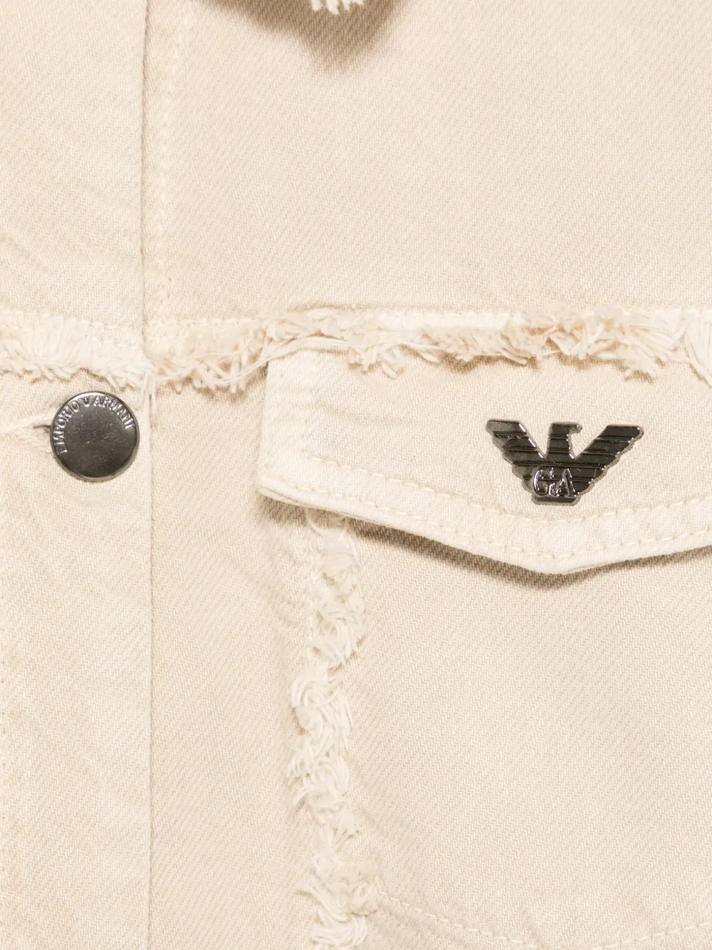 Emporio Armani Kids Jack met franje Beige