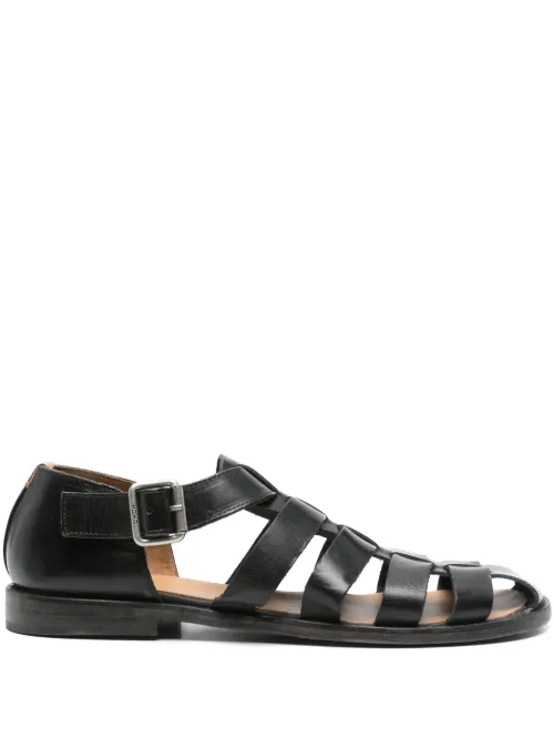 Moma sandales en cuir - NERO - Moma - Modalova