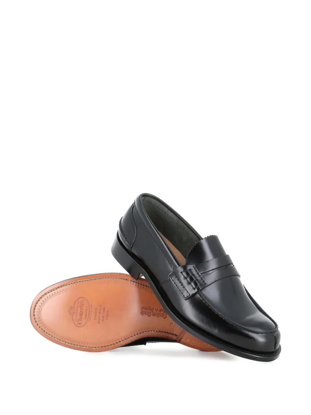 Church's leather loafers Black