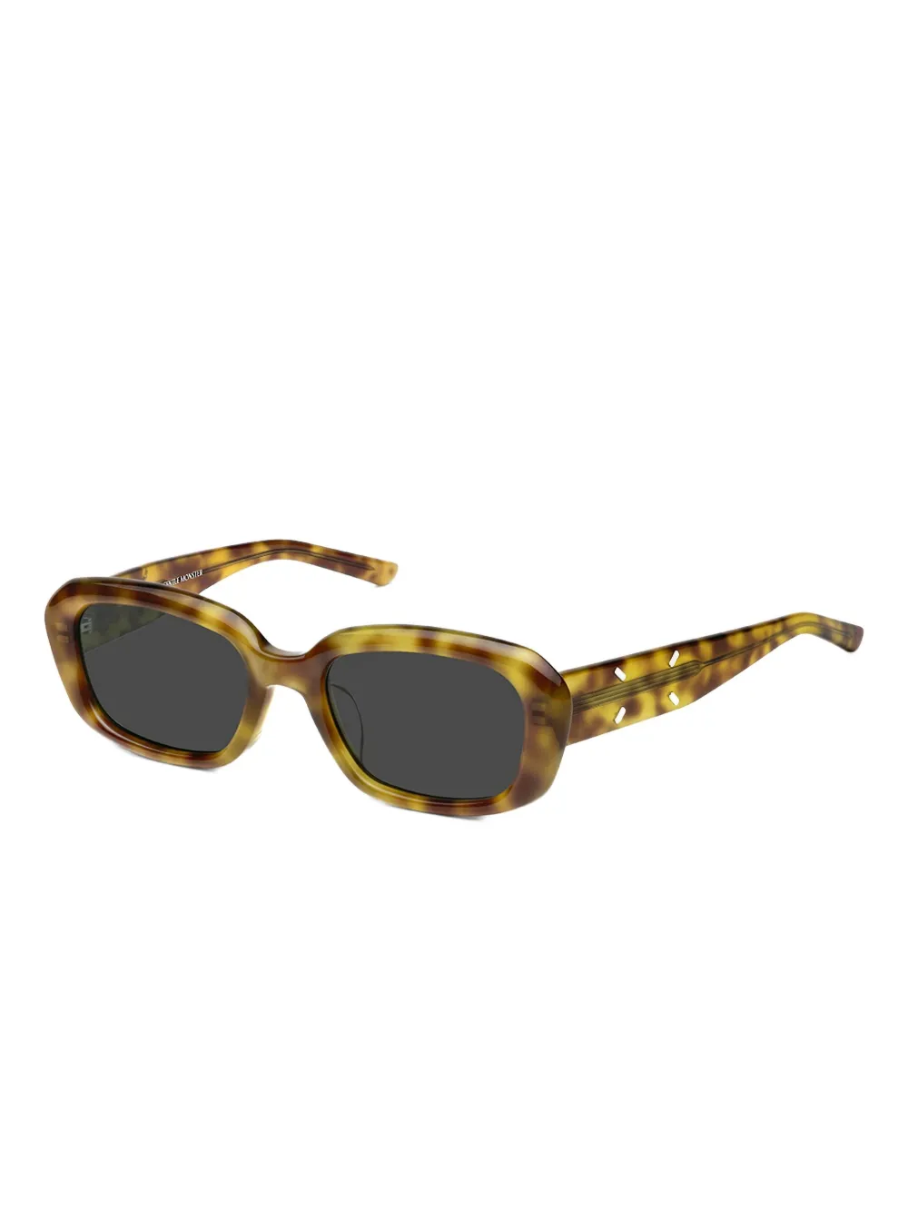 Maison Margiela x Gentle Monster four-stitch Sunglasses | Brown