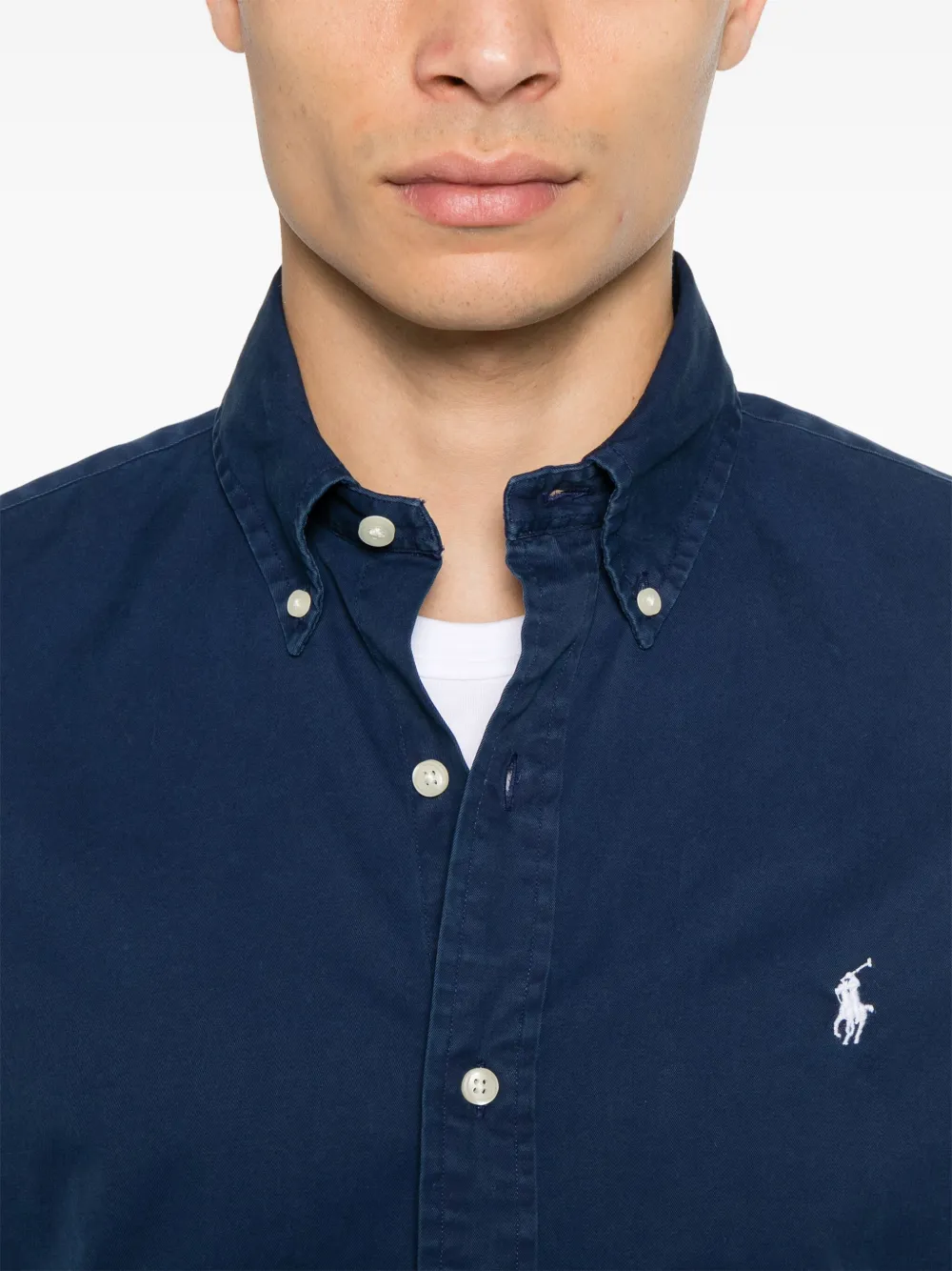 Polo Ralph Lauren Overhemd met borduurwerk Blauw