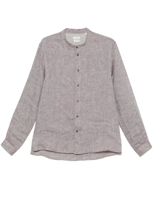 Chemise en lin - Brunello Cucinelli - Modalova