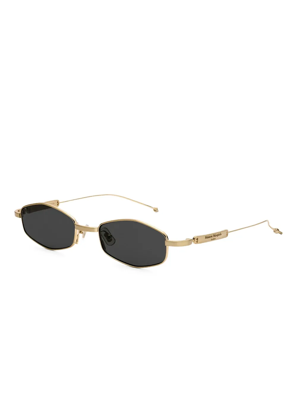 Maison Margiela x Gentle Monster zonnebril met geometrisch montuur - Goud