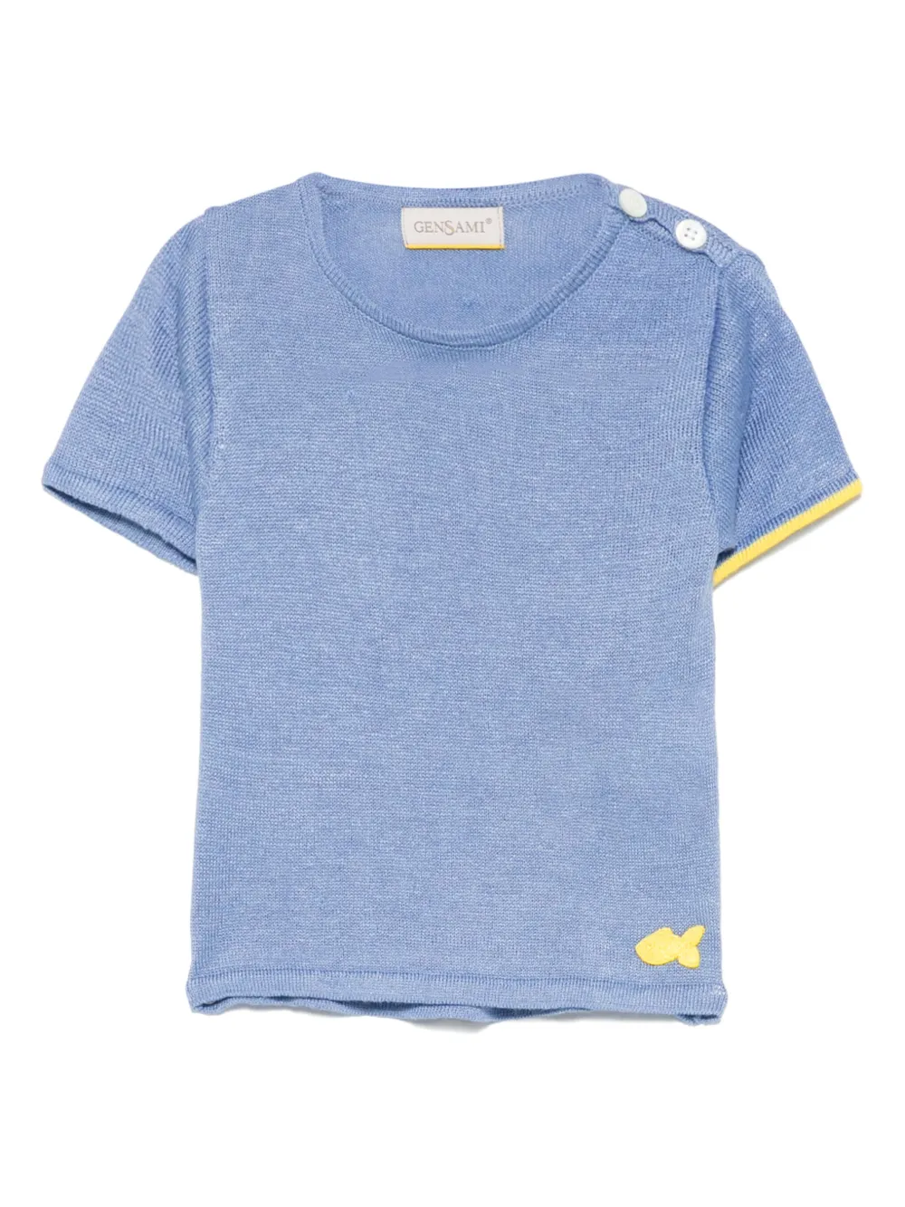 Gensami kids knitted T-shirt | Blue | Image 1