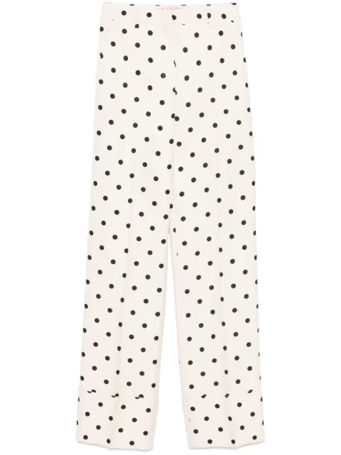 Valentino Garavani pantalones con motivo de lunares