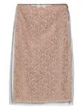 FENDI lace midi skirt - Neutrals