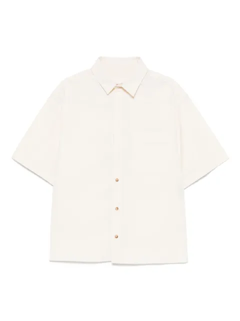 A Paper Kid camisa con cuello italiano