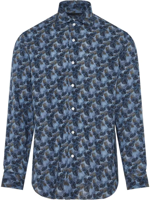 Barba camisa estampada