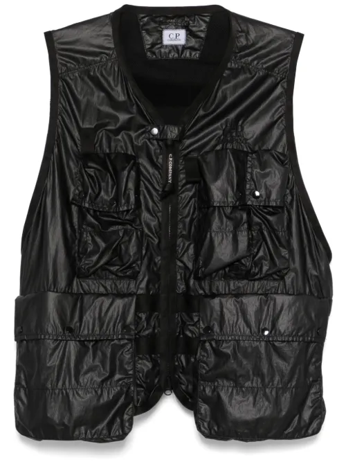 Gilet à logo brodé - C.P. Company - Modalova