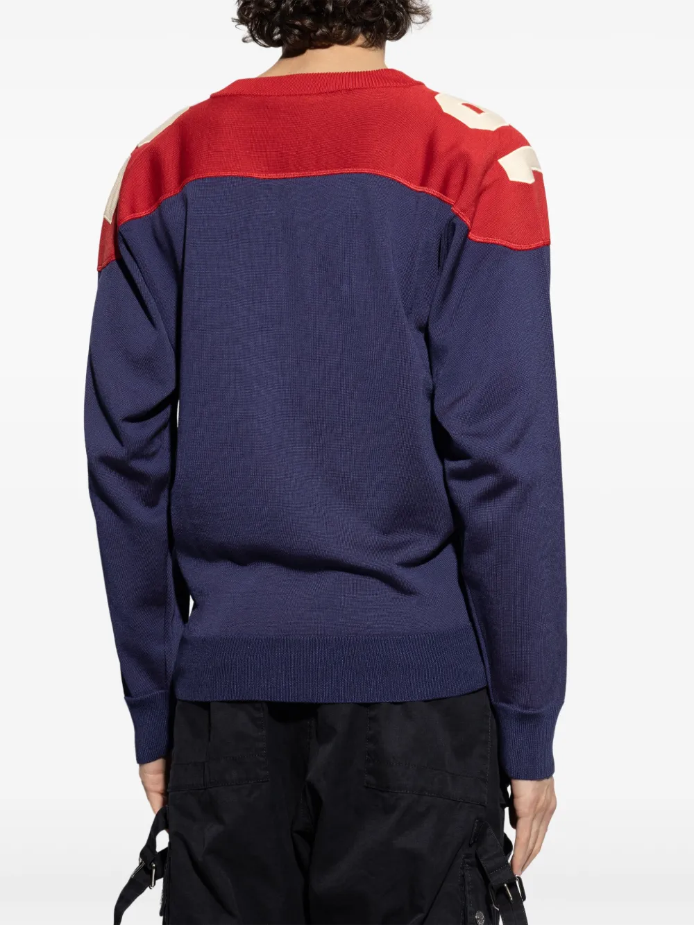 DSQUARED2 Sweater met logo Blauw