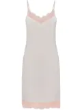 Hanro lace-trim nightgown - Pink