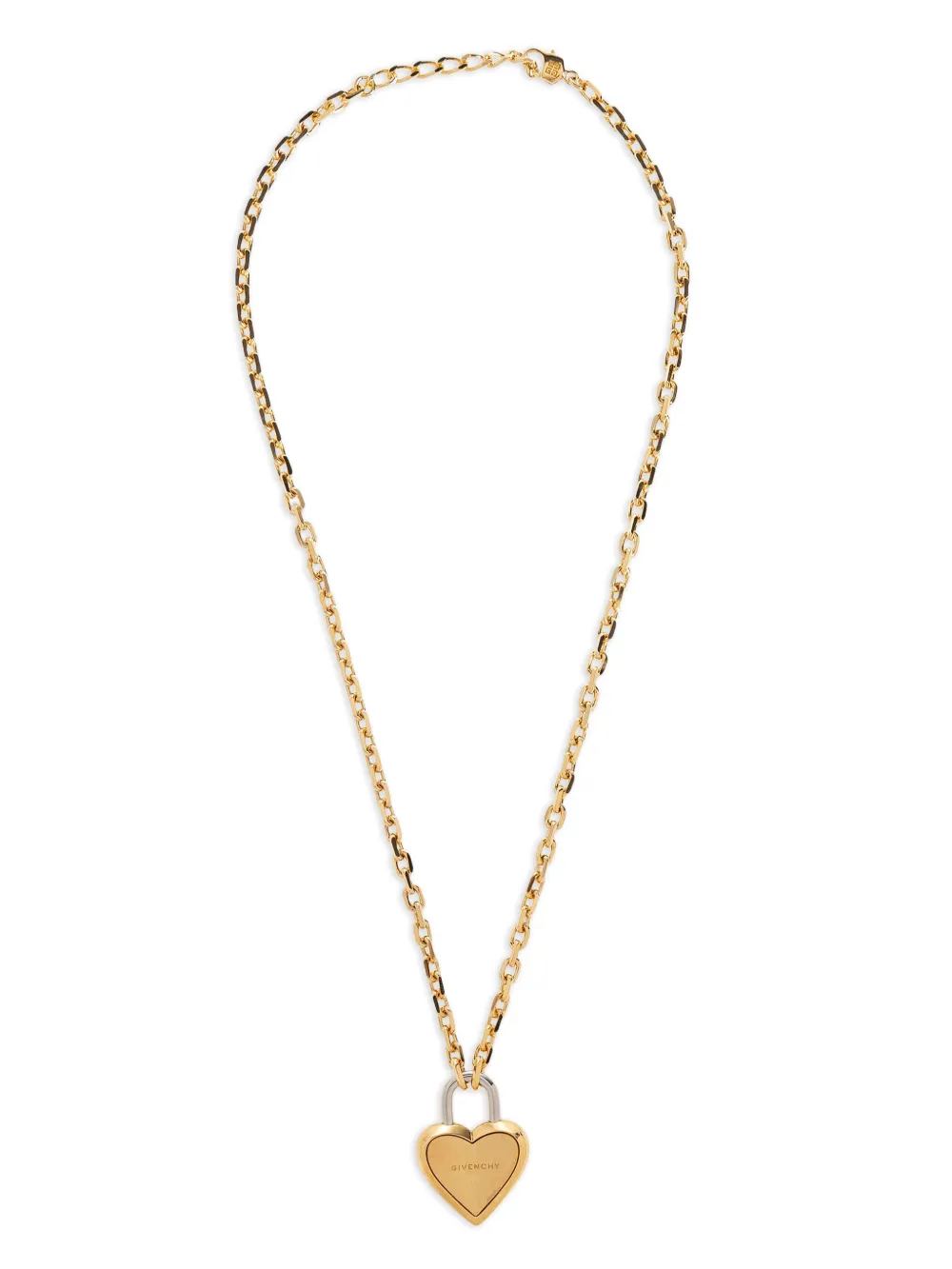 Givenchy Heart Lock ネックレス - ゴールドトーン Givenchy Heart Lock ネックレス - ゴールドトーン