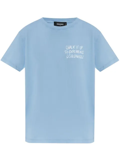 DSQUARED2 t-shirt à slogan imprimé
