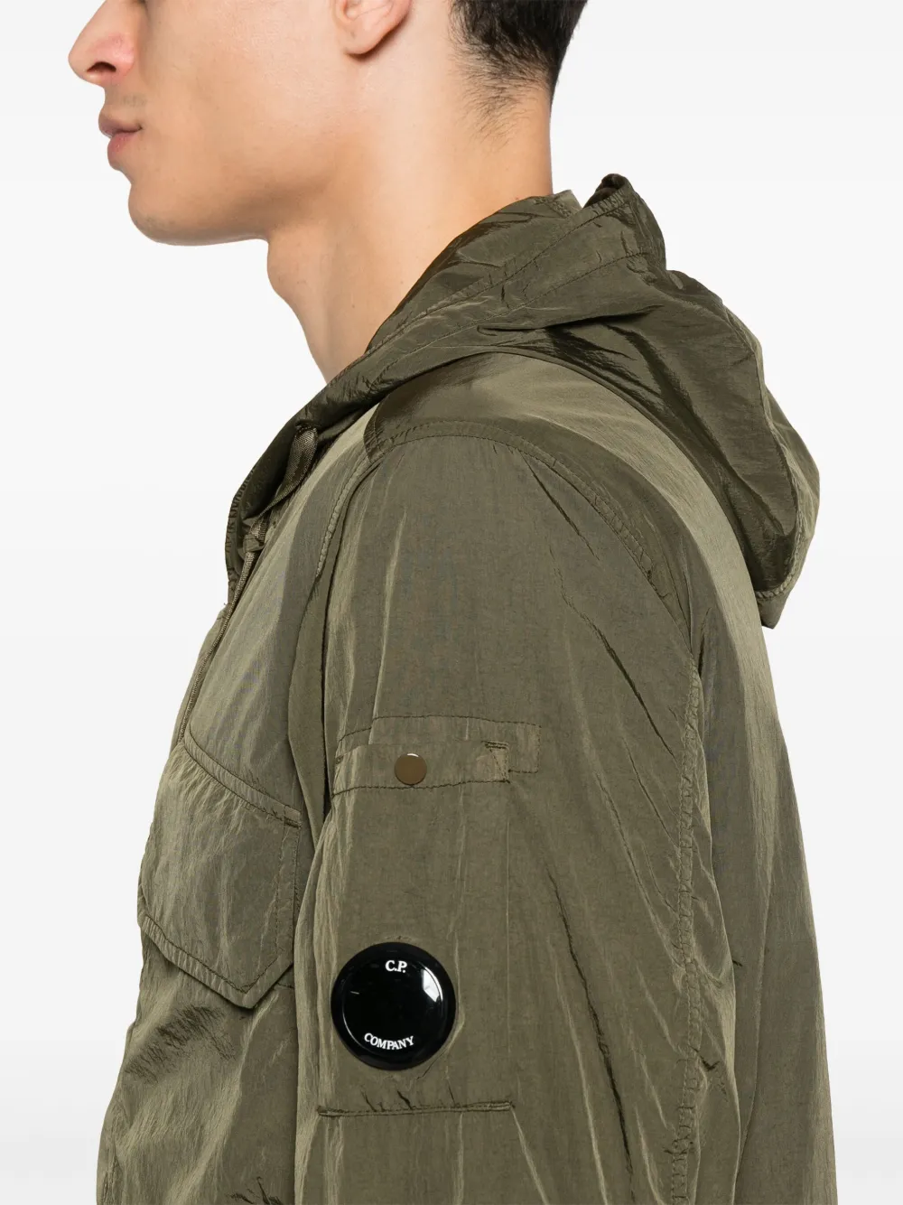 C.P. Company Jack met Lens-detail Groen