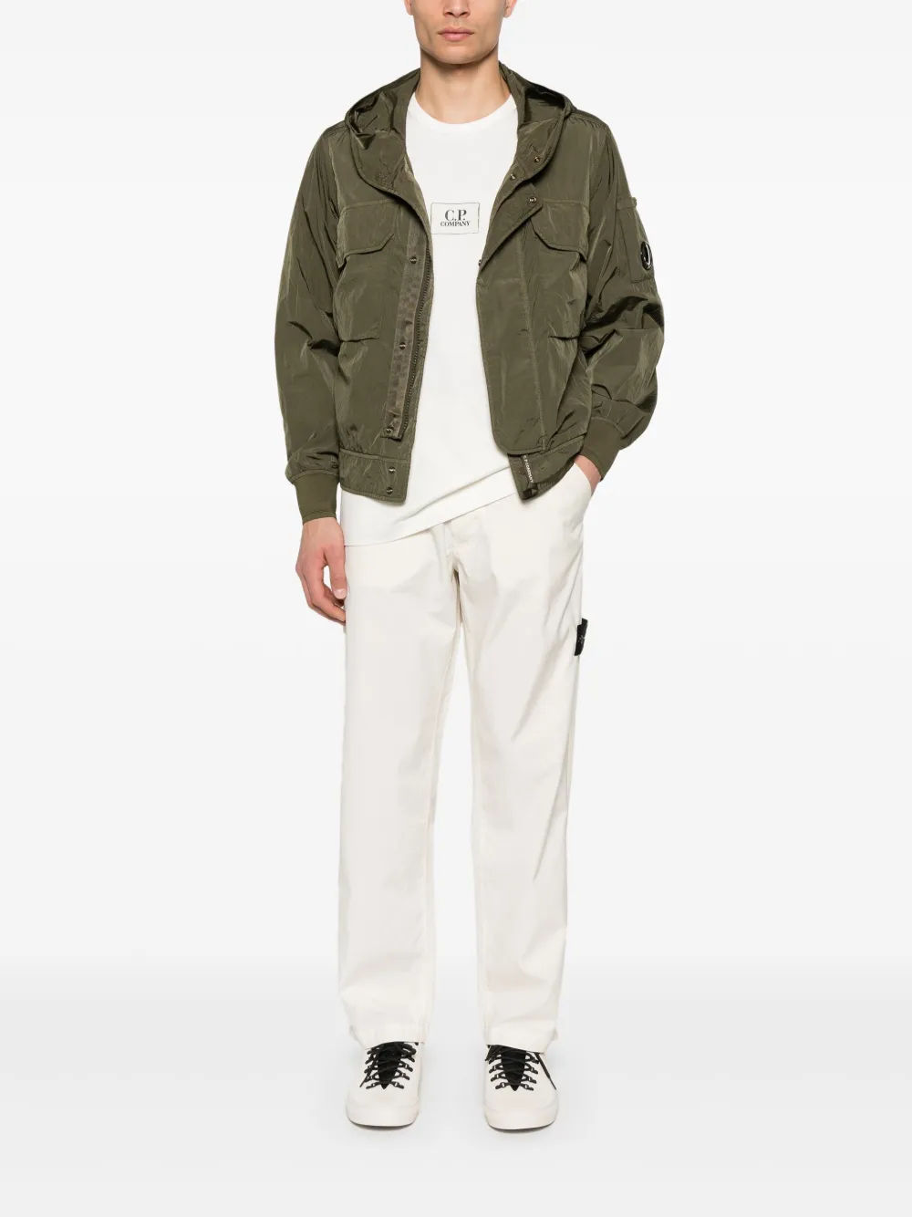 C.P. Company Lens-detailed jacket | Hooded Jackets | Image 2