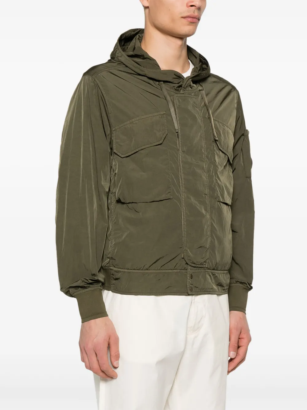 C.P. Company Jack met Lens-detail Groen
