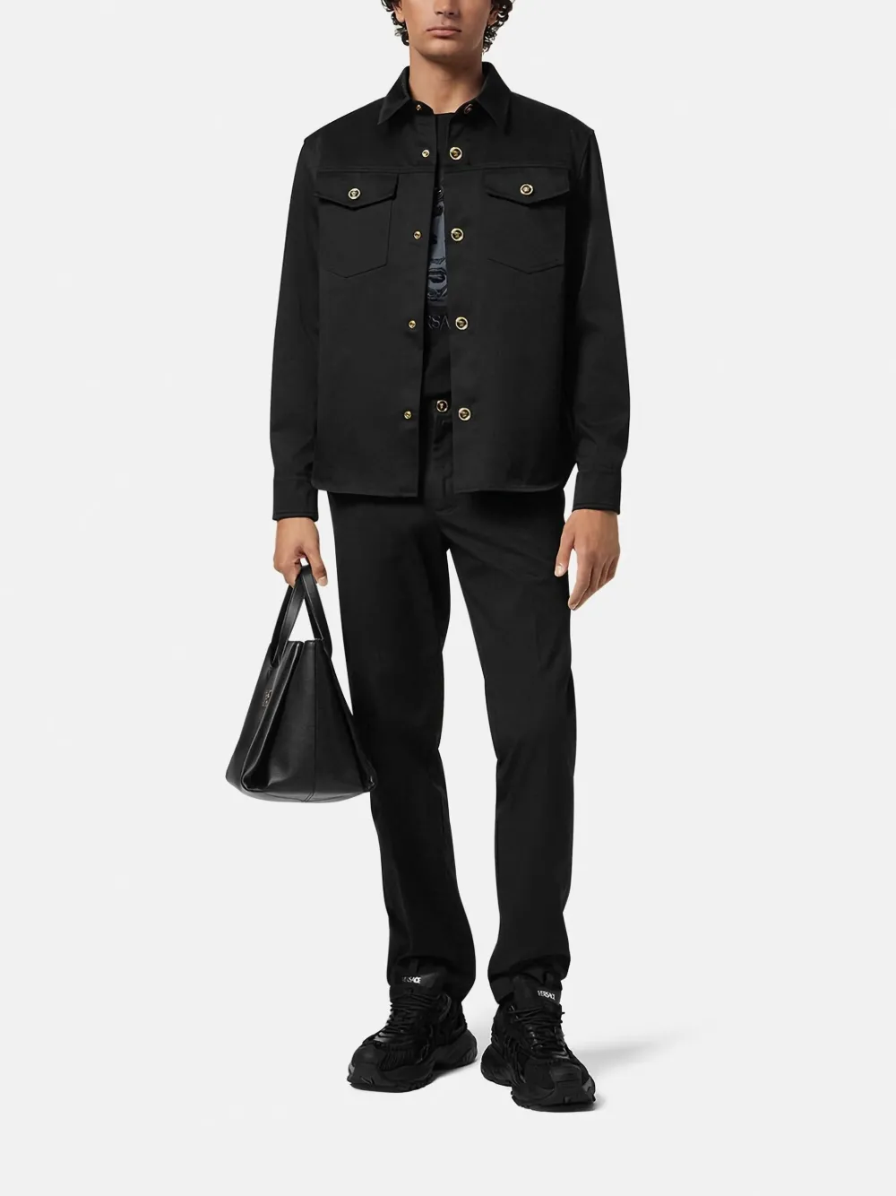 Versace Jaqueta de algodão | Camisa jaqueta | Image 2