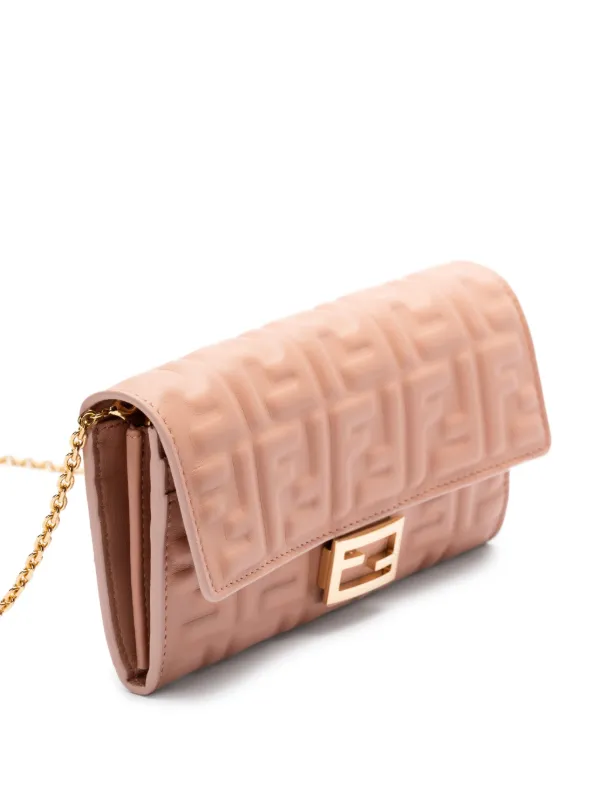 FENDI Continental wallet-on-chain | Pink | FARFETCH