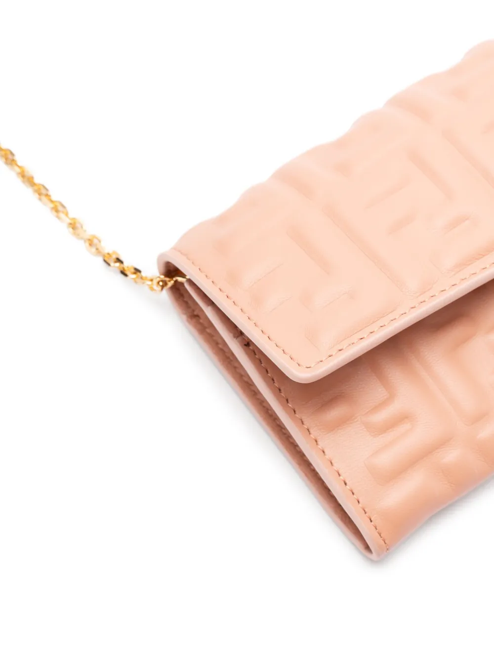 FENDI Portemonnee met ketting Roze