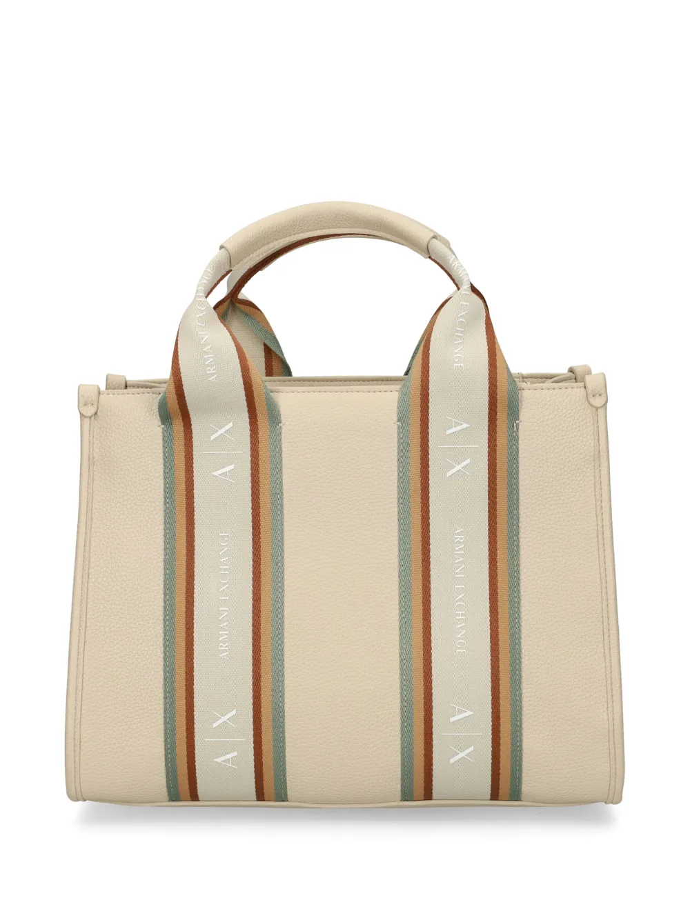 Armani Exchange Shopper met streepdetail Beige