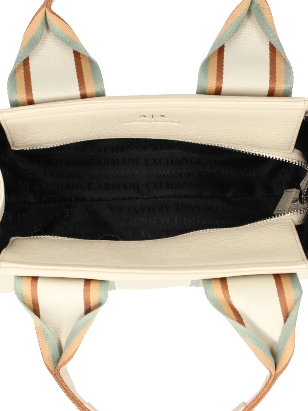 Armani Exchange Shopper met streepdetail Beige