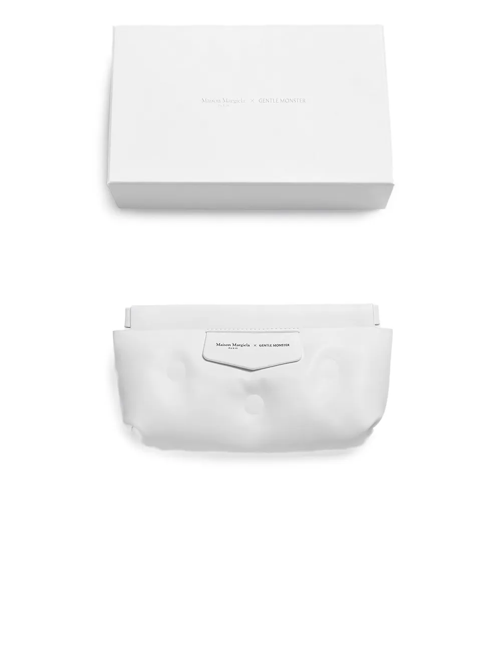 Maison Margiela x Gentle Monster four-stitch zonnebril Grijs