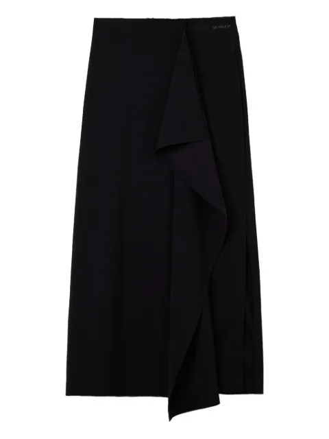 Sunnei draped ruffled skirt