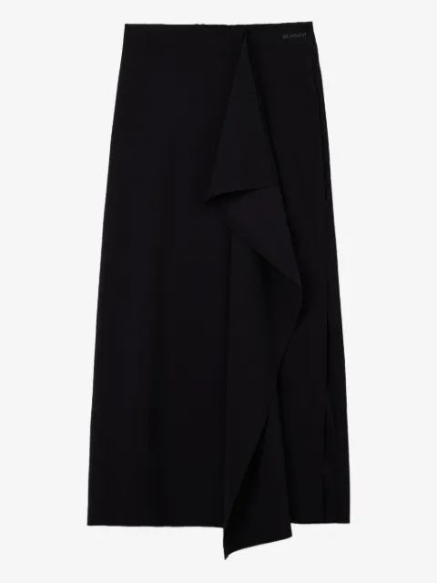 Sunnei draped ruffled skirt