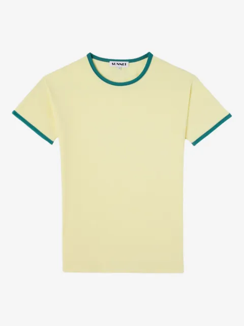 Sunnei contrast-trim T-shirt