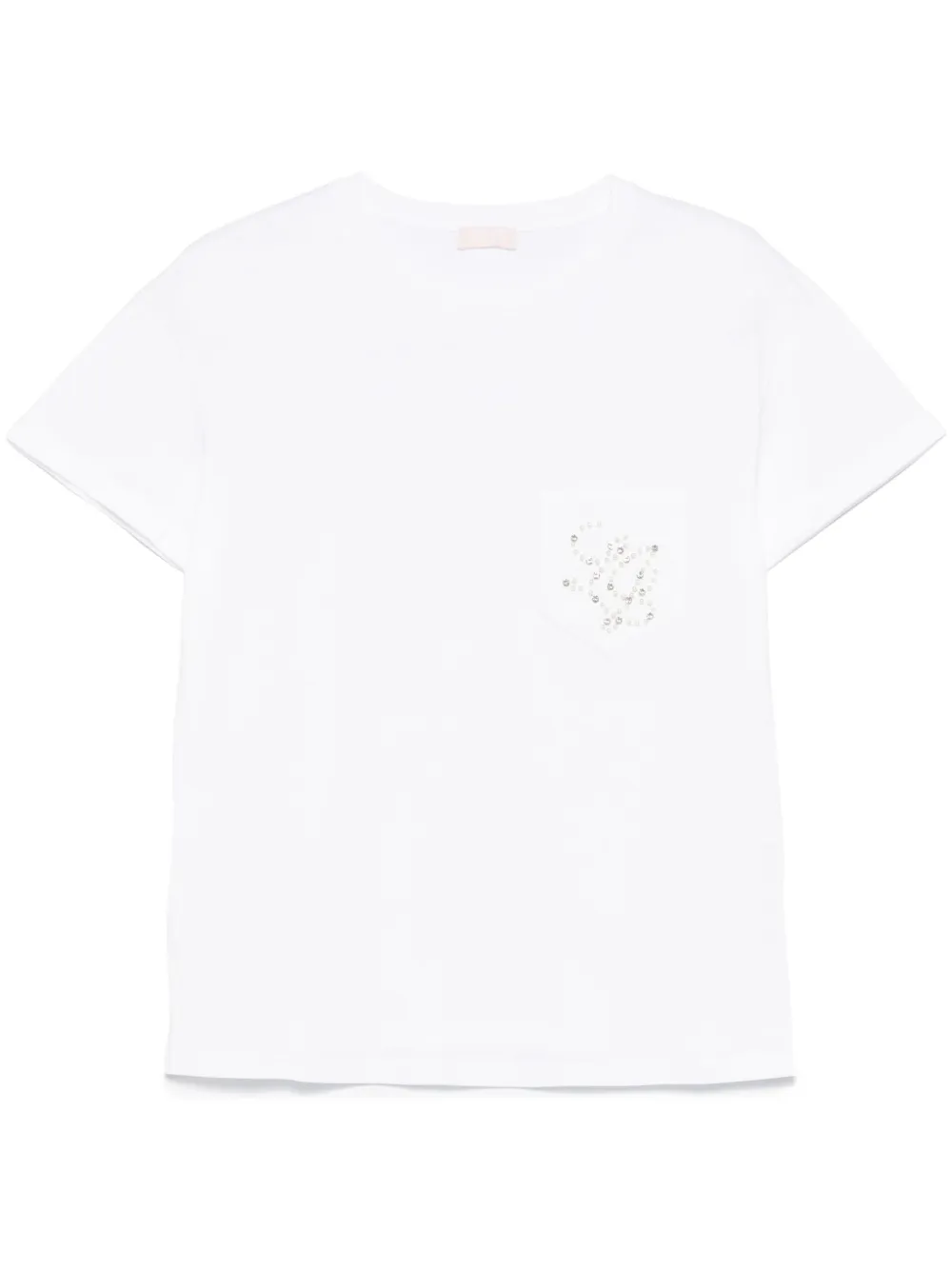 LIU JO playera con bolsillo pequeño | blanco | Image 1
