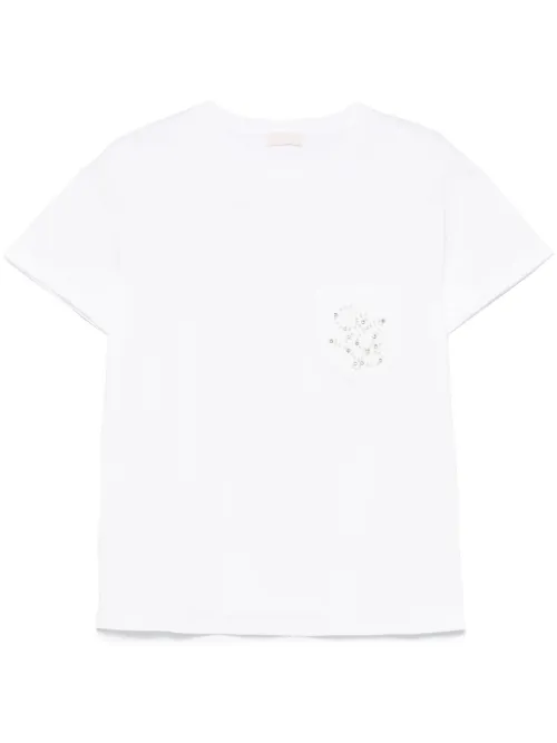T-shirt à petite poche poitrine - LIU JO - Modalova