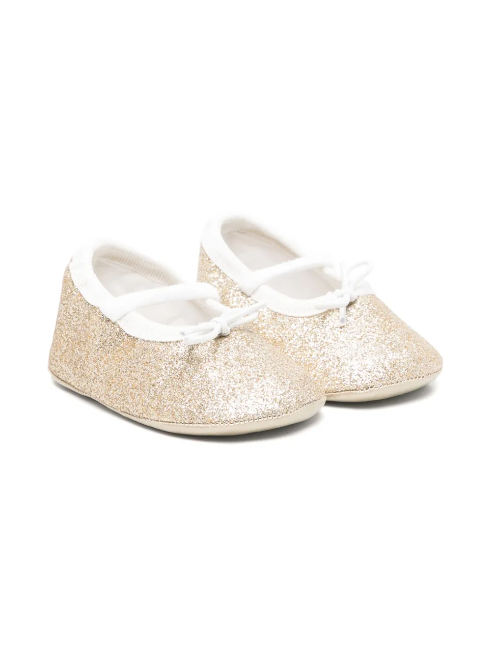 Douuod Kids glitter ballet flats Gold