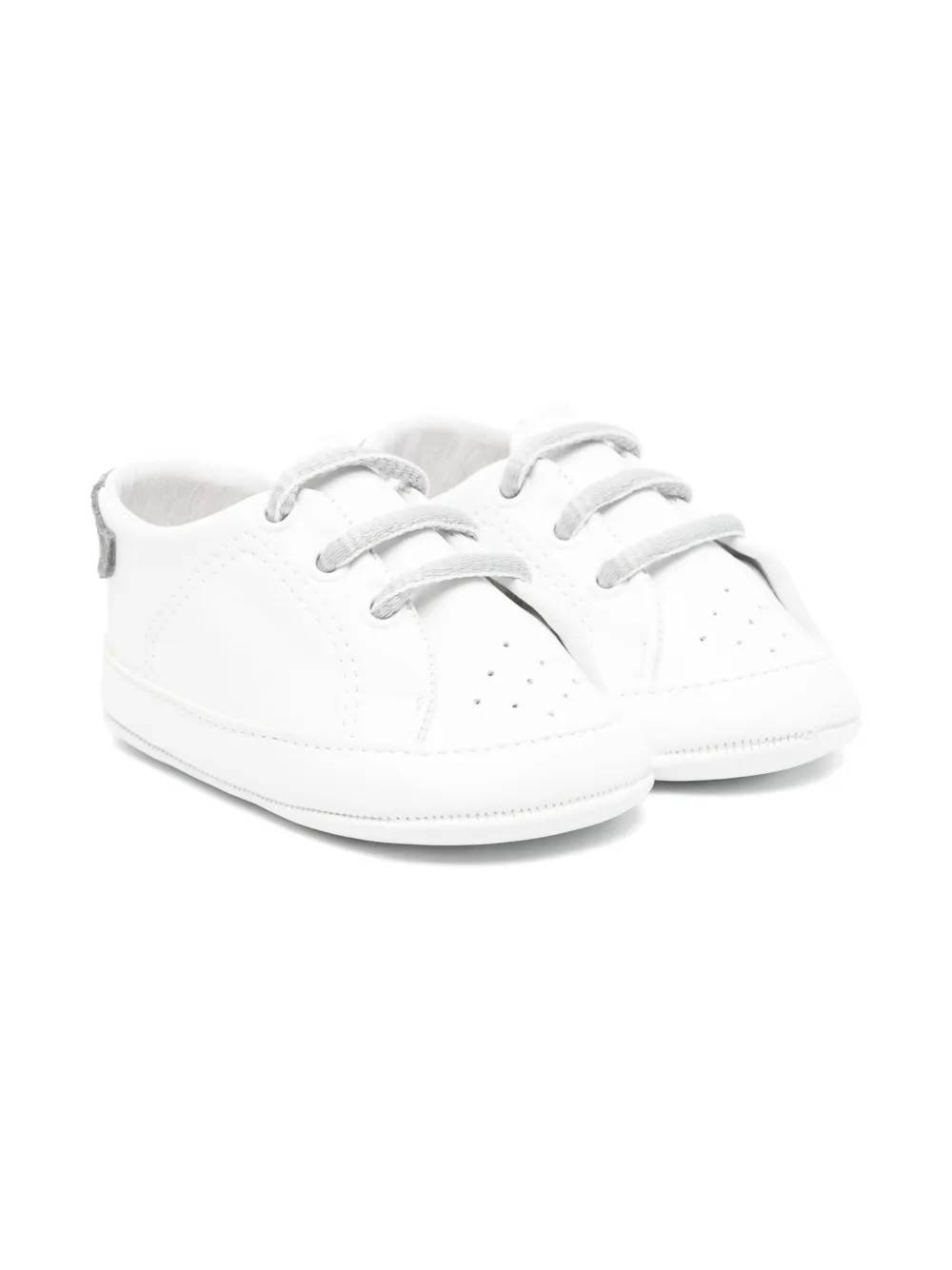 Douuod Kids leather pre-walkers White