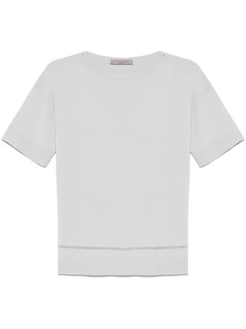 D.Exterior Monili-detail T-shirt