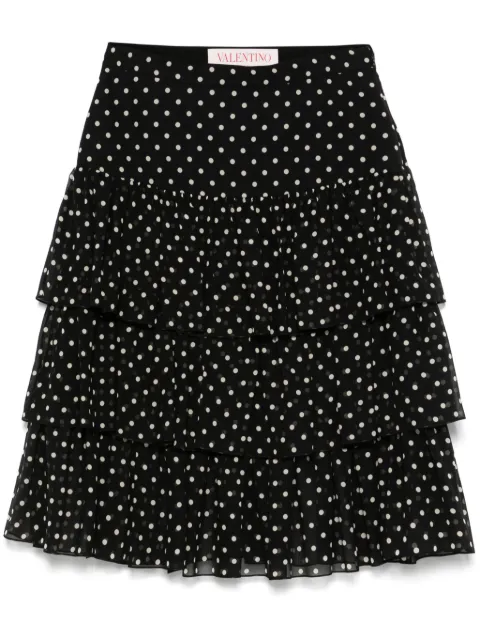 Valentino Garavani polka-dot mini skirt